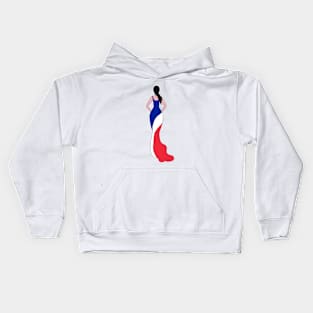 France Woman Kids Hoodie